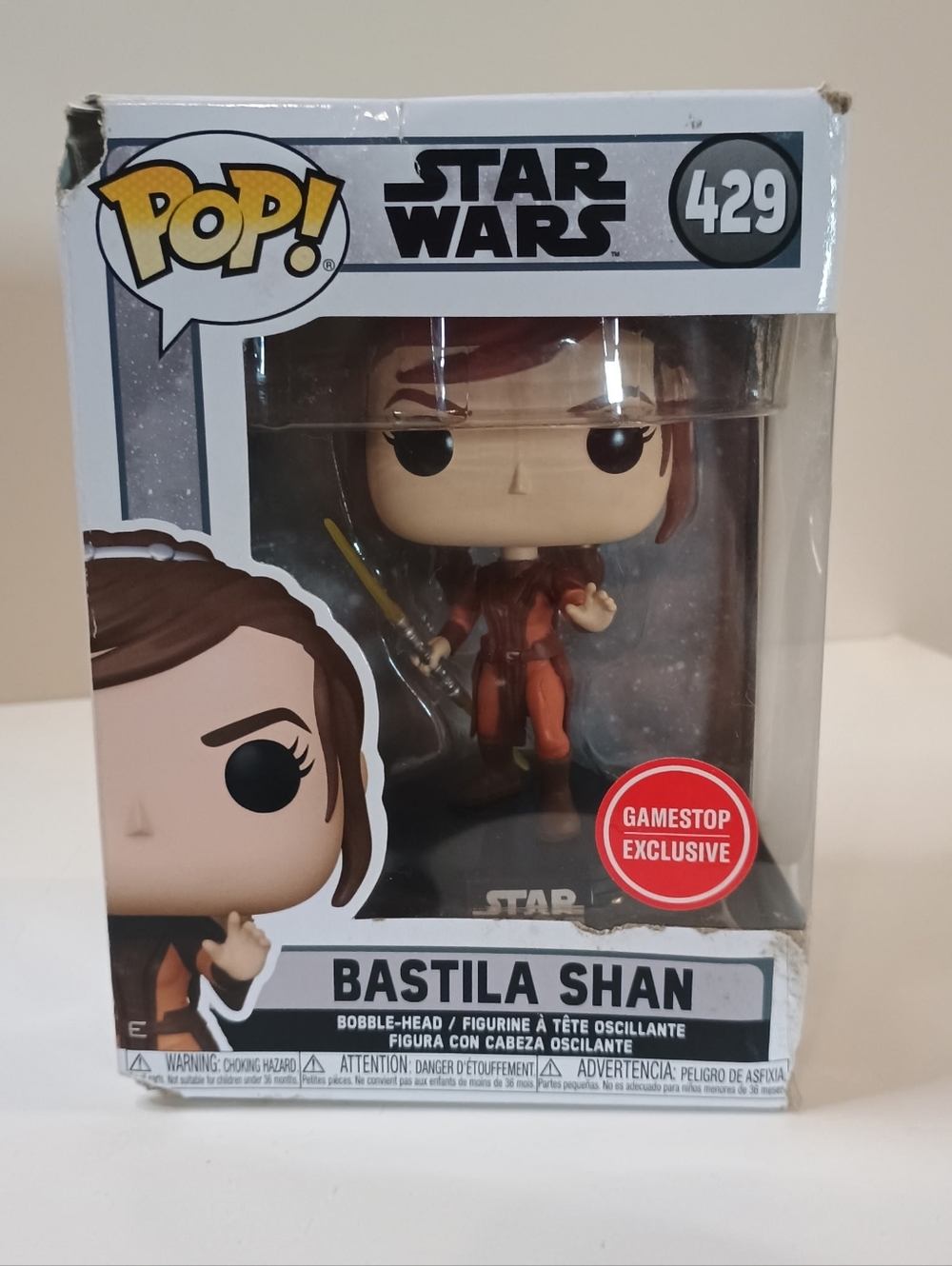 NWB Funko Bastila Shan POP! Figure - Orange and Brown Outfit